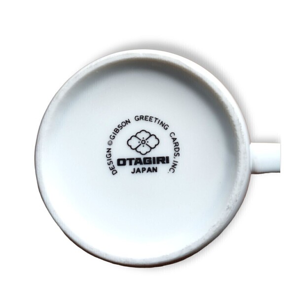 Otagiri Japan Santa Mug Christmas  Gold Rim Merry Christmas Coffee Tea Cup - Picture 3 of 6